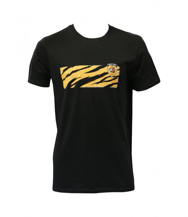 Tiger Print Crest T Shirt