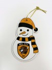 Wooden Tree Decoration - Snowman