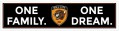 One Family One Dream Car Sticker