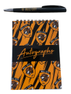 Autograph Book and Pen (Tiger Print)