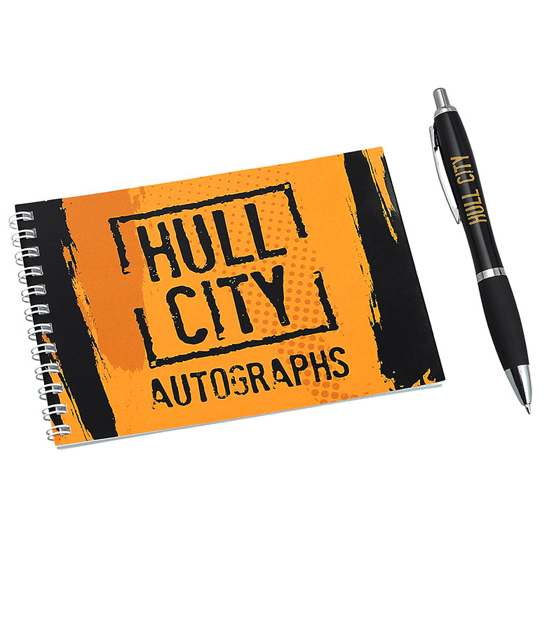 Hull City Autograph Book and Pen