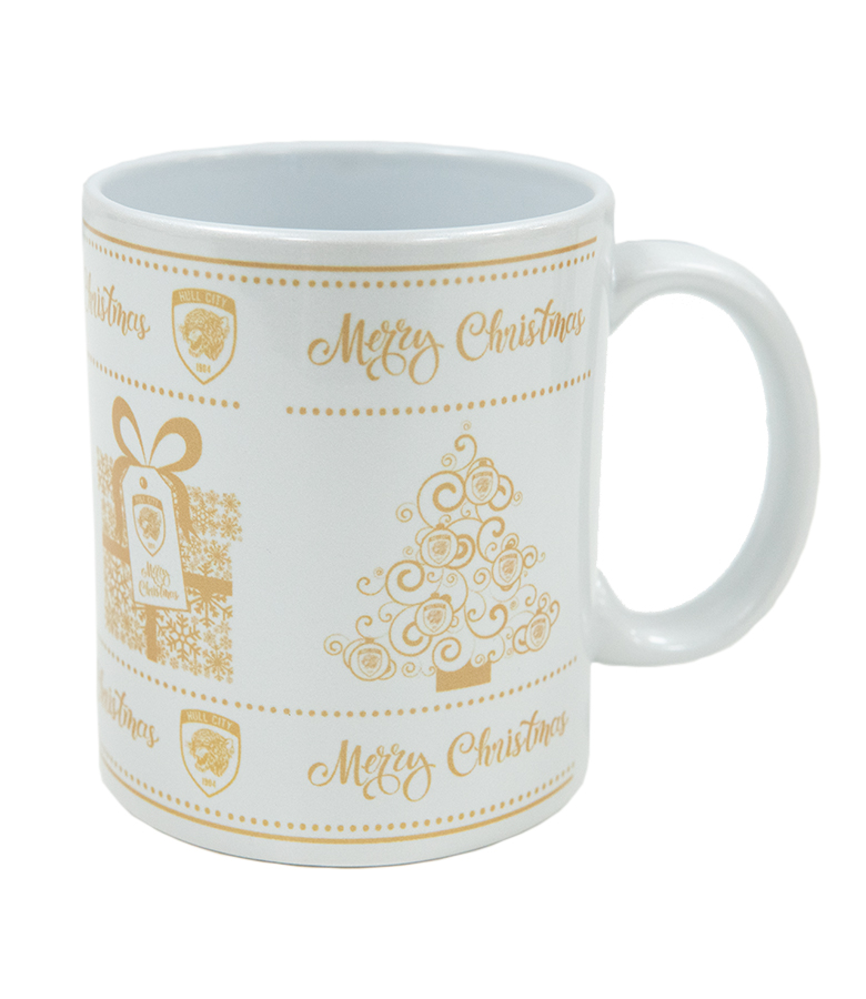 Classic Gold Christmas Mug