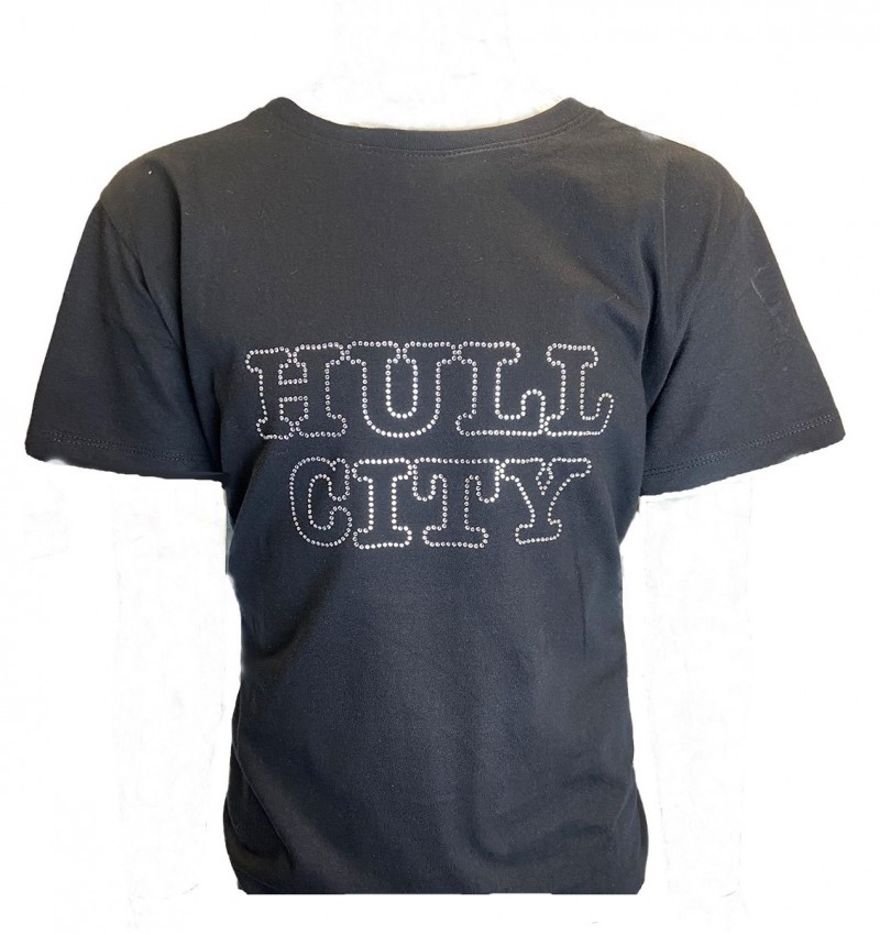 Hull City Diamante T Shirt