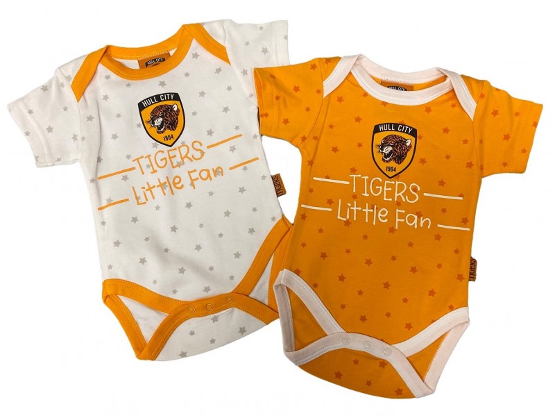 Bodysuit 2 pack Tigers little fan