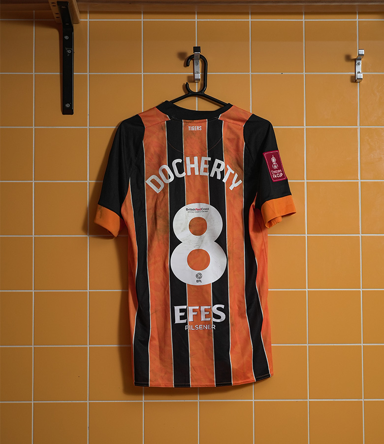 Docherty FA Cup 22/23 Match Worn Shirt