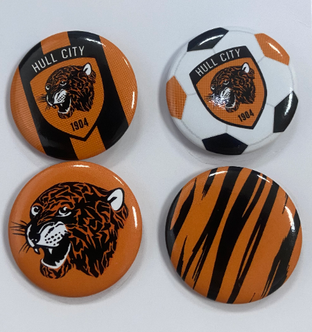 4PK Button Badges