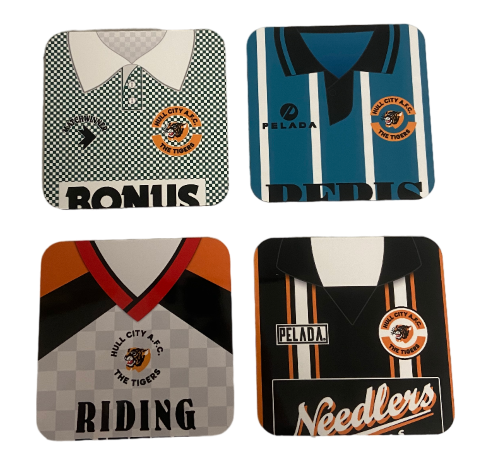 Retro Away Kit Coasters - 4 Pack