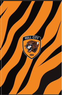 Hull City Large Notepad Tiger Stripe