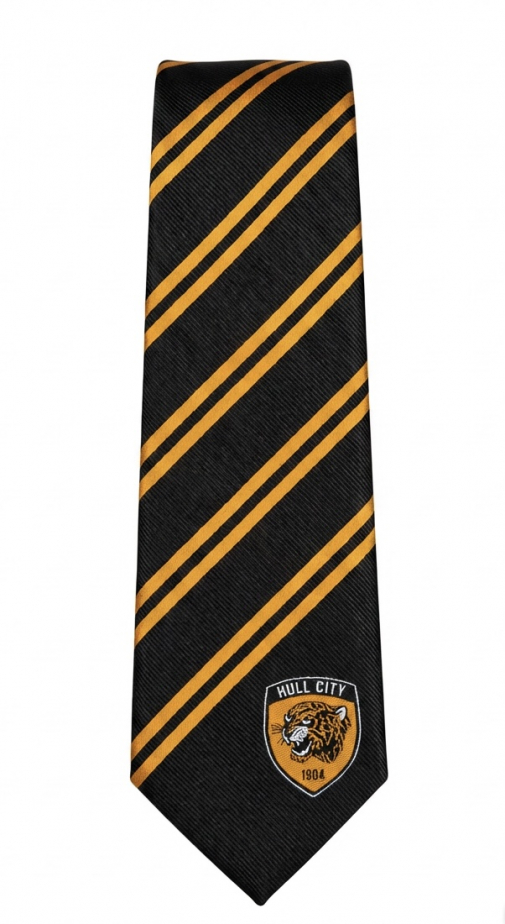 Tie - Black & Amber